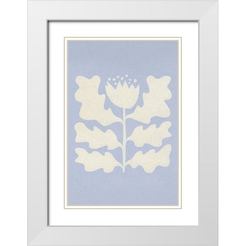 Delighted I Lavender Vertical White Modern Wood Framed Art Print with Double Matting by Hershey, Moira