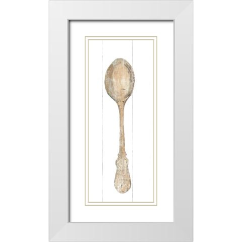 Setting the Table IV Light White Modern Wood Framed Art Print with Double Matting by Wild Apple Portfolio