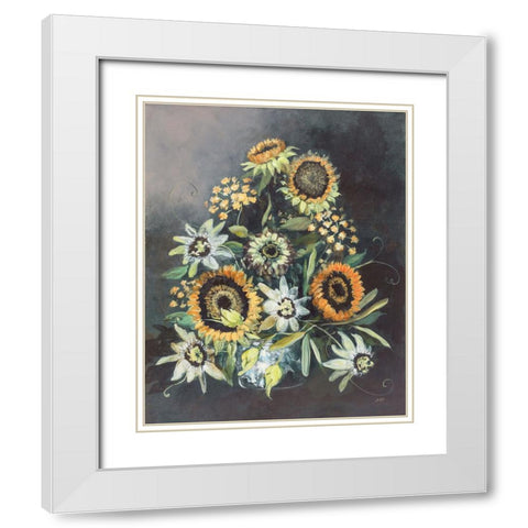 Botanist Still Life No Blue White Modern Wood Framed Art Print with Double Matting by Purinton, Julia
