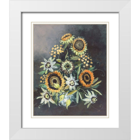 Botanist Still Life No Blue White Modern Wood Framed Art Print with Double Matting by Purinton, Julia