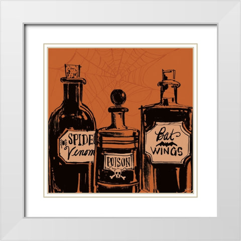 Haunted IX White Modern Wood Framed Art Print with Double Matting by Tavoletti, Anne