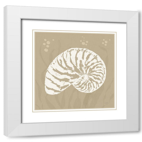 Seaside Style X Neutral White Modern Wood Framed Art Print with Double Matting by Tavoletti, Anne