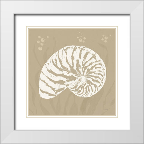 Seaside Style X Neutral White Modern Wood Framed Art Print with Double Matting by Tavoletti, Anne