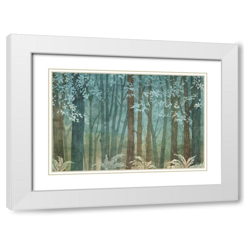 Woodland Love I Rustic White Modern Wood Framed Art Print with Double Matting by Grove, Beth
