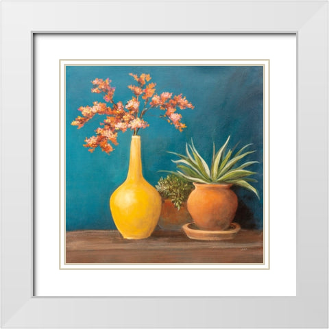 Richness of Life II White Modern Wood Framed Art Print with Double Matting by Purinton, Julia