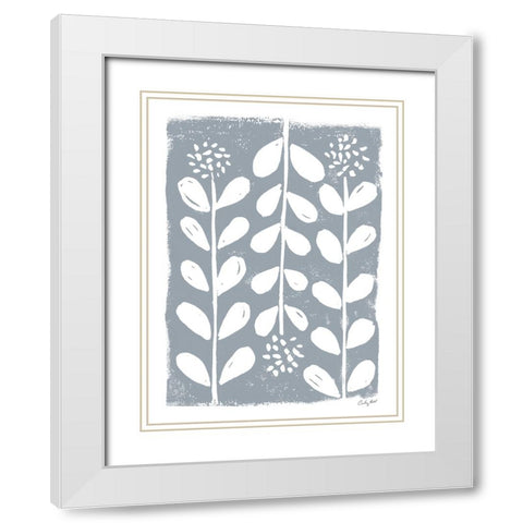 Peaceful Retreat II White Modern Wood Framed Art Print with Double Matting by Prahl, Courtney