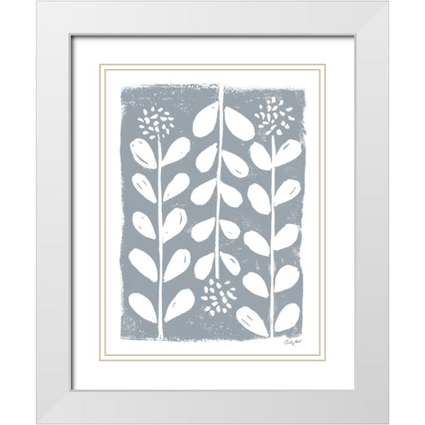 Peaceful Retreat II White Modern Wood Framed Art Print with Double Matting by Prahl, Courtney