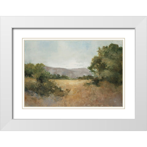August Fields Gray White Modern Wood Framed Art Print with Double Matting by Purinton, Julia