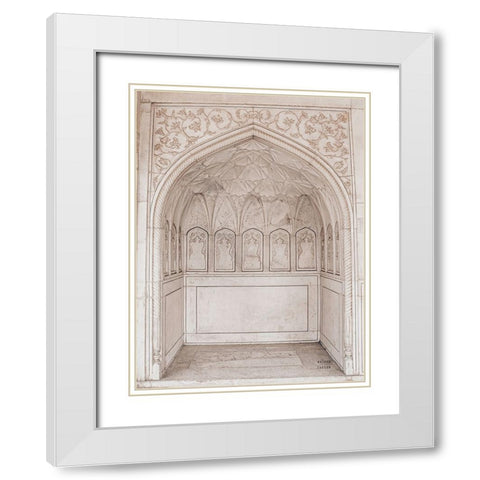 Set Aside White Modern Wood Framed Art Print with Double Matting by Larson, Nathan