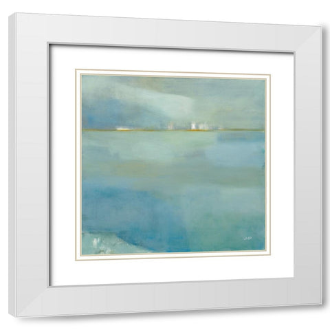 Fog and Dew White Modern Wood Framed Art Print with Double Matting by Purinton, Julia