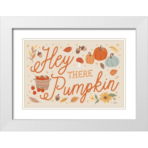 Harvest Wishes II White Modern Wood Framed Art Print with Double Matting by Marshall, Laura