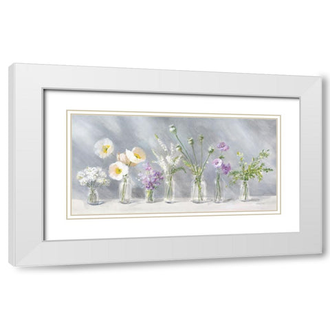 Country Fresh I White Modern Wood Framed Art Print with Double Matting by Nai, Danhui