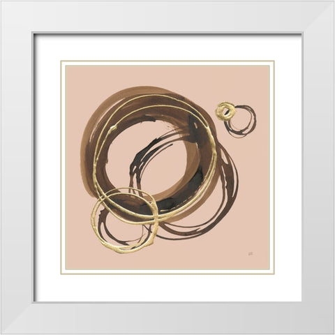Walnut I White Modern Wood Framed Art Print with Double Matting by Paschke, Chris