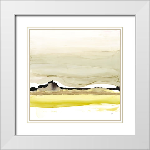 Citruscape I White Modern Wood Framed Art Print with Double Matting by Paschke, Chris