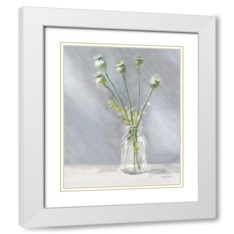 Country Fresh III White Modern Wood Framed Art Print with Double Matting by Nai, Danhui