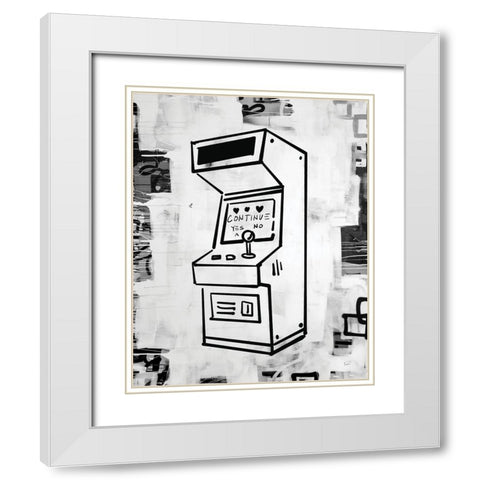 Arcade II White Modern Wood Framed Art Print with Double Matting by Youngstrom, Kent