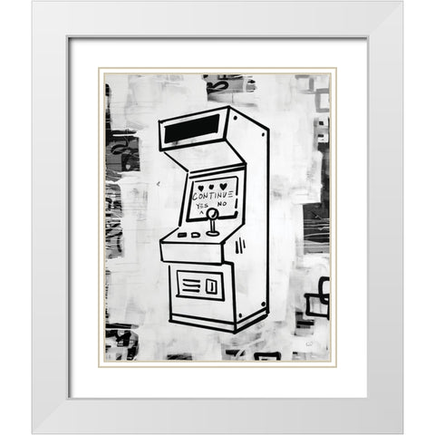 Arcade II White Modern Wood Framed Art Print with Double Matting by Youngstrom, Kent