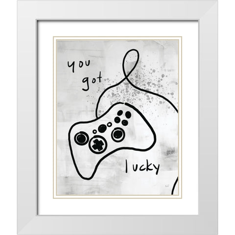 Arcade IV White Modern Wood Framed Art Print with Double Matting by Youngstrom, Kent