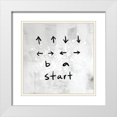 Arcade VII White Modern Wood Framed Art Print with Double Matting by Youngstrom, Kent