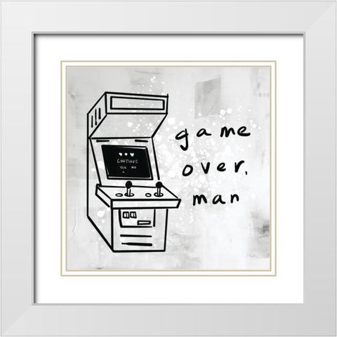 Arcade VIII White Modern Wood Framed Art Print with Double Matting by Youngstrom, Kent