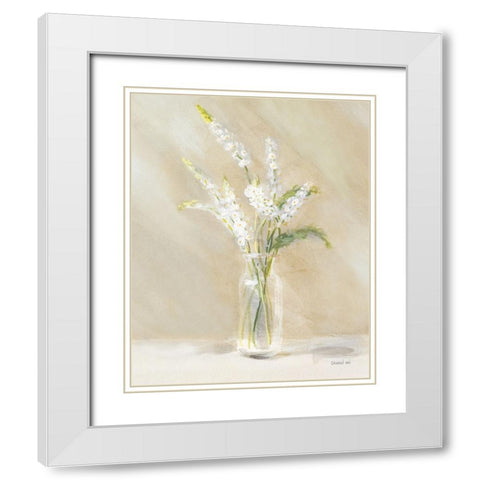 Country Fresh V Warm White Modern Wood Framed Art Print with Double Matting by Nai, Danhui