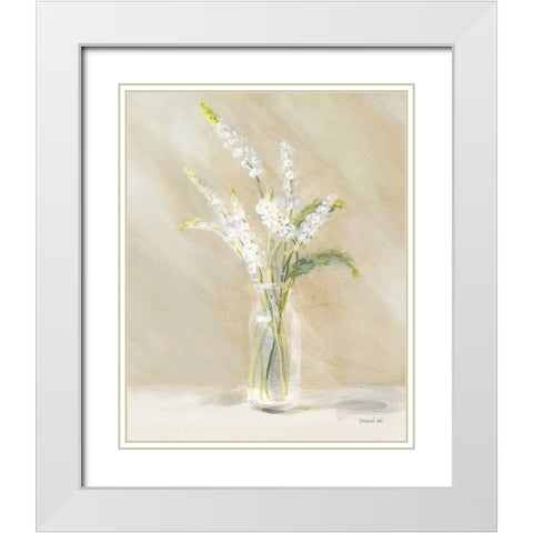 Country Fresh V Warm White Modern Wood Framed Art Print with Double Matting by Nai, Danhui