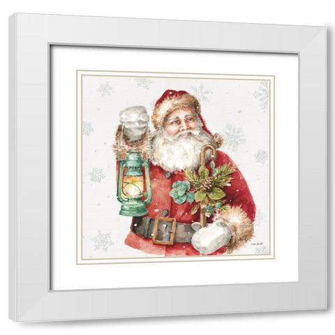 Our Christmas Story XV White Modern Wood Framed Art Print with Double Matting by Audit, Lisa