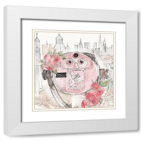 Vintage Travel III White Modern Wood Framed Art Print with Double Matting by Tavoletti, Anne