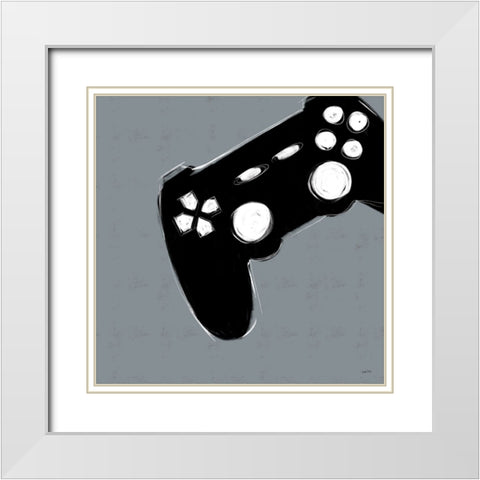 Gaming III White Modern Wood Framed Art Print with Double Matting by York, Leah