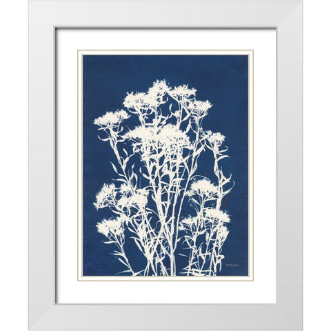 Alpine Flower II White Modern Wood Framed Art Print with Double Matting by Ferguson, Kathy