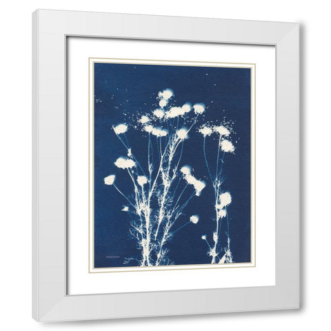 Alpine Flower VI White Modern Wood Framed Art Print with Double Matting by Ferguson, Kathy