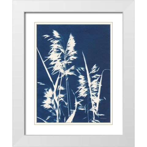 Ornamental Grass VI White Modern Wood Framed Art Print with Double Matting by Ferguson, Kathy