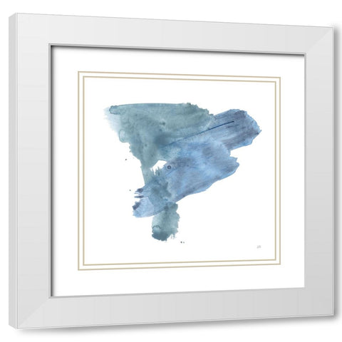 Transitions I White Modern Wood Framed Art Print with Double Matting by Paschke, Chris