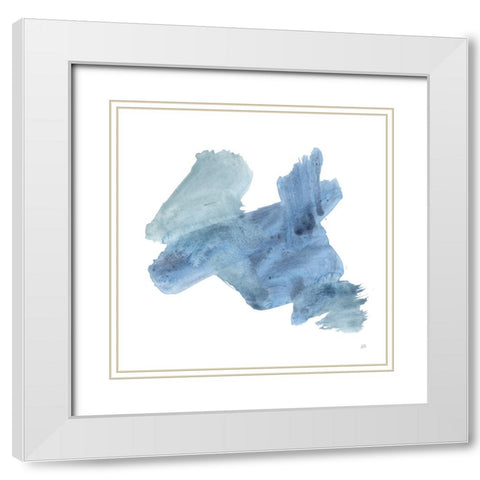 Transitions II White Modern Wood Framed Art Print with Double Matting by Paschke, Chris