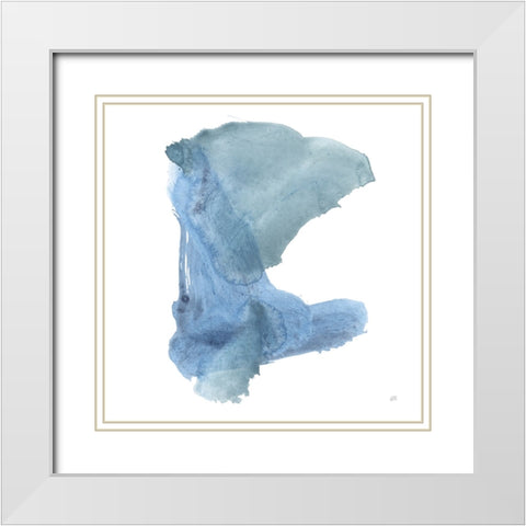 Transitions III White Modern Wood Framed Art Print with Double Matting by Paschke, Chris