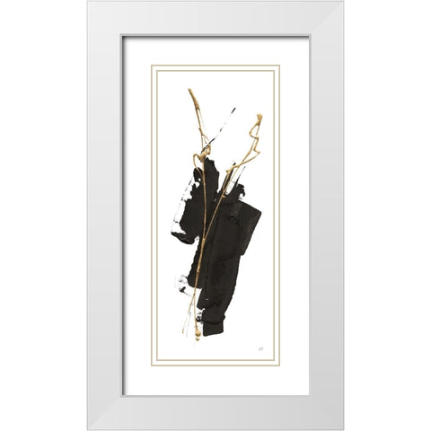 Instinct I White Modern Wood Framed Art Print with Double Matting by Paschke, Chris