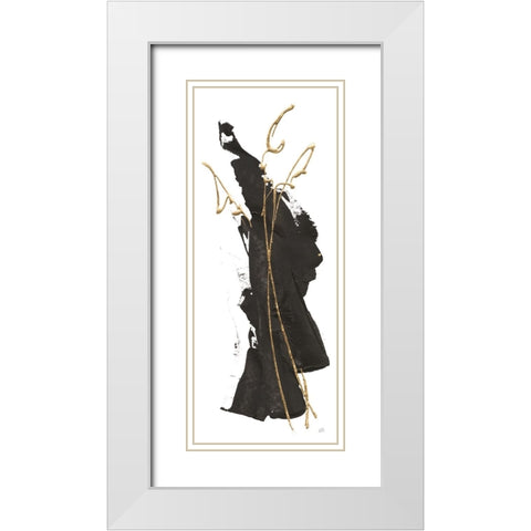 Instinct II White Modern Wood Framed Art Print with Double Matting by Paschke, Chris