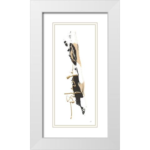 Instinct IV White Modern Wood Framed Art Print with Double Matting by Paschke, Chris