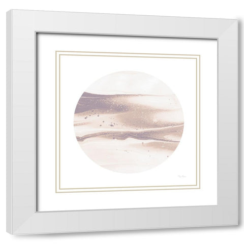 Dark Matter I Blush White Modern Wood Framed Art Print with Double Matting by Rhue, Piper