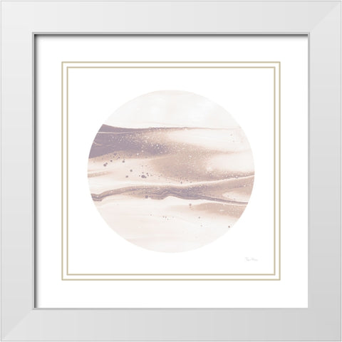 Dark Matter I Blush White Modern Wood Framed Art Print with Double Matting by Rhue, Piper