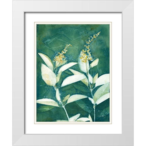 Shower of Gold IV Light White Modern Wood Framed Art Print with Double Matting by Ferguson, Kathy