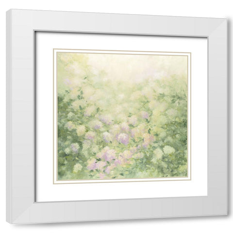 Dreamy Neutral White Modern Wood Framed Art Print with Double Matting by Purinton, Julia