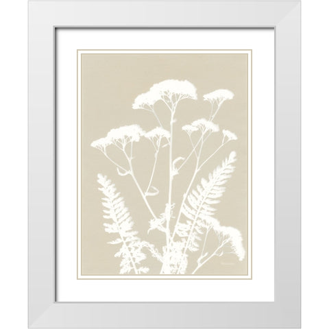 Alpine Flower I Neutral White Modern Wood Framed Art Print with Double Matting by Ferguson, Kathy