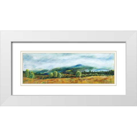 Fog Lifting White Modern Wood Framed Art Print with Double Matting by Schlabach, Sue