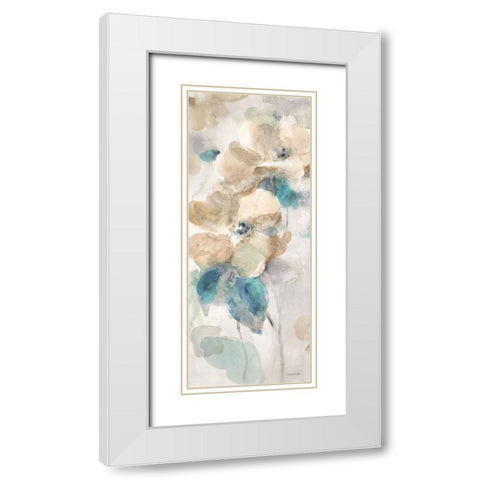 Sensation IV White Modern Wood Framed Art Print with Double Matting by Nai, Danhui