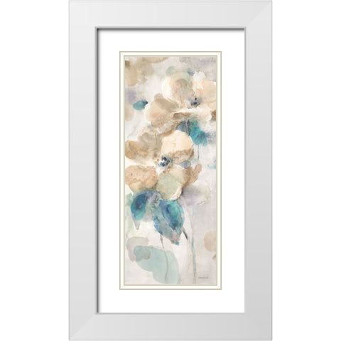 Sensation IV White Modern Wood Framed Art Print with Double Matting by Nai, Danhui