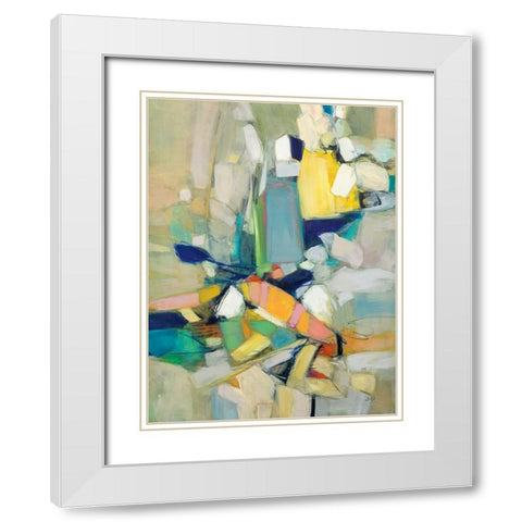 Click Bait White Modern Wood Framed Art Print with Double Matting by Purinton, Julia