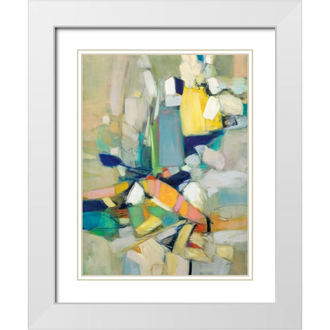 Click Bait White Modern Wood Framed Art Print with Double Matting by Purinton, Julia