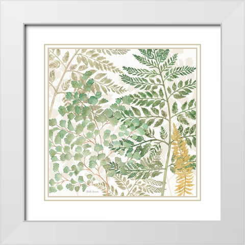 Forest Finds VII White Modern Wood Framed Art Print with Double Matting by Grove, Beth