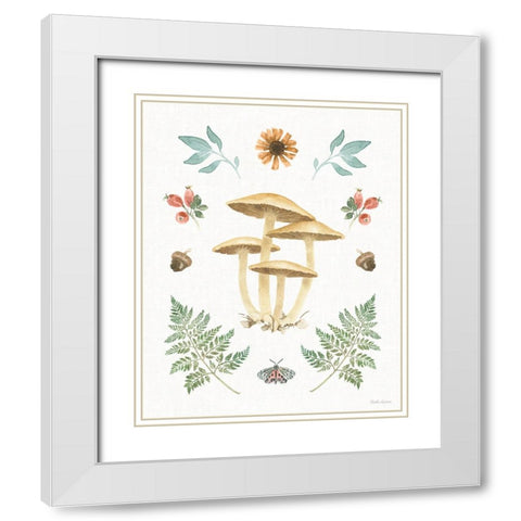 Forest Finds X White Modern Wood Framed Art Print with Double Matting by Grove, Beth